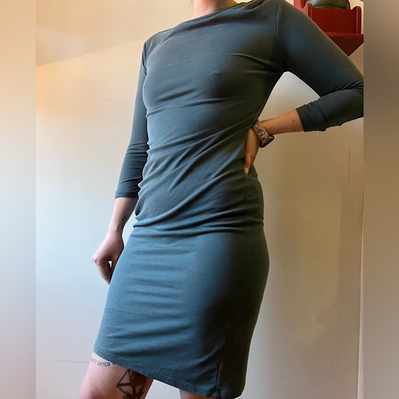 Topshop Dresses & Skirts - Topshop Ruched Teal/Turquoise Dress 4